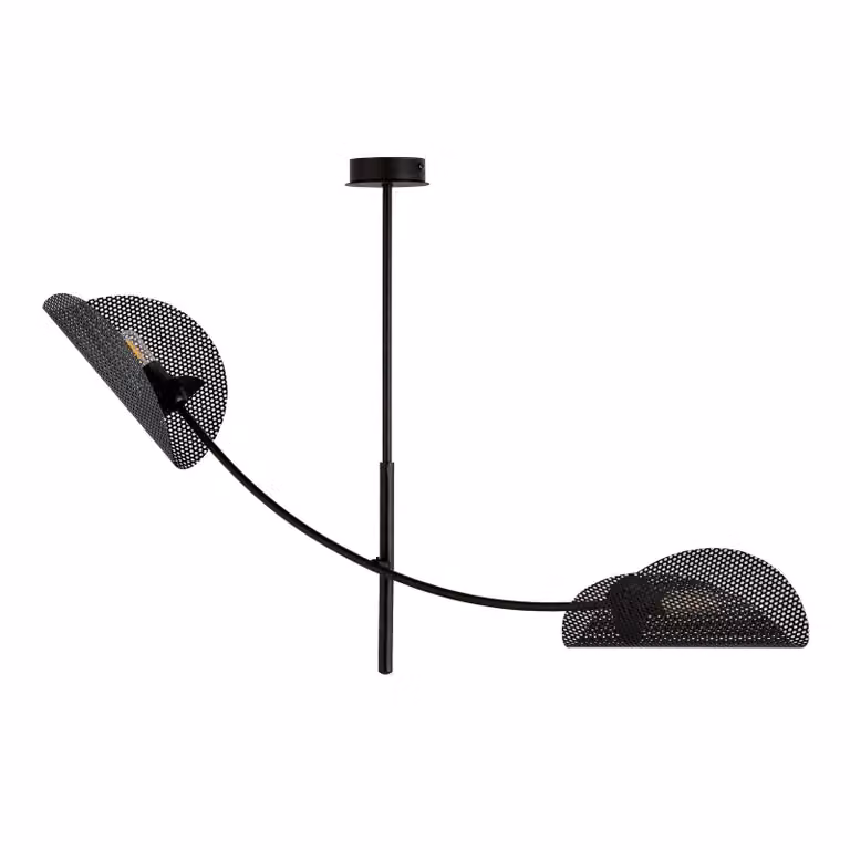 Plafoniera soffitto Gladio EMIBIG LIGHTING, dimmerabile, Nero, Soggiorno / Sala da pranzo, Metallo, Moderno, Plafoniera