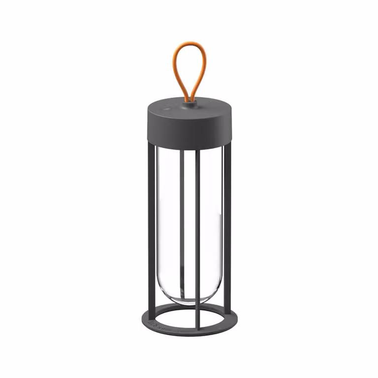 Flos - In Vitro Unplugged - Lampada da tavolo da esterno - Antracite