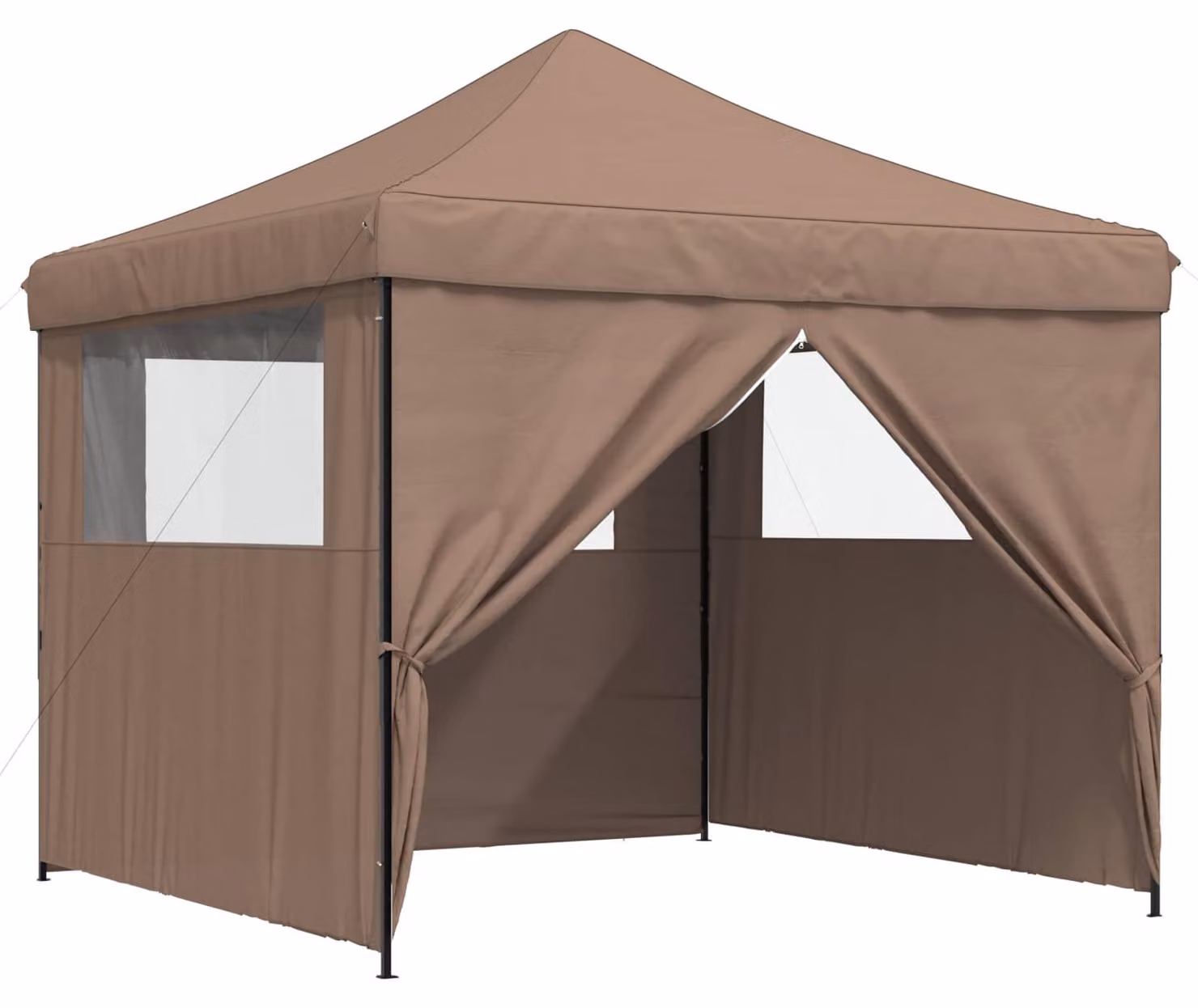 Tenda Party Marrone 292 x 292 x 315 cm Tessuto Oxford
