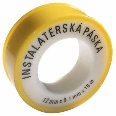 Nastro in teflon, 10 m, 12 mm x 0,01 mm