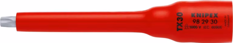 KNIPEX 98 29 30 Bussola 3/8" per TX30 123 mm