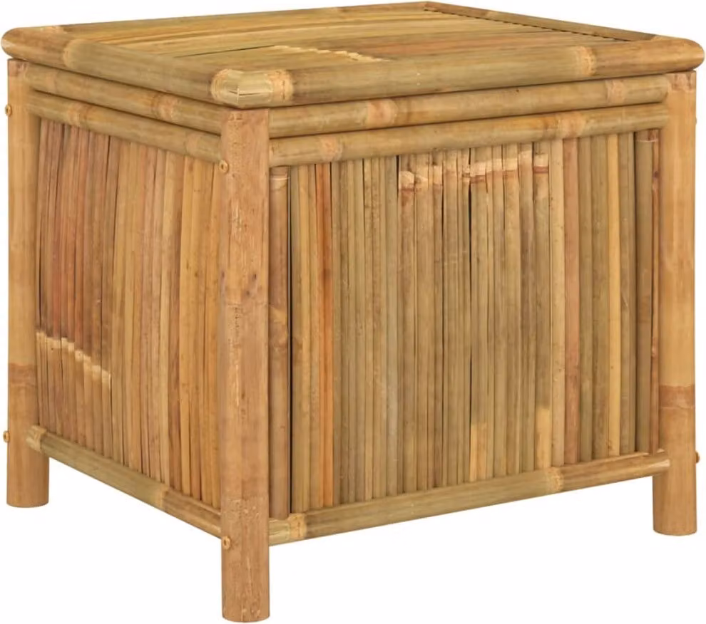 Contenitore Portaoggetti da Giardino 60x52x55 cm in Bambù