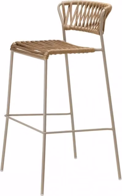 SGABELLO LISA FILÒ CORDA NAUTICA HT 65 MADE IN ITALY SCAB DESIGN