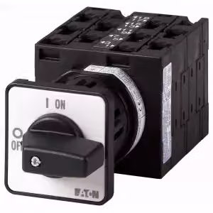 Interruttore a gradini Eaton, T3, 32 A, montaggio centrale, 5 moduli, contatti: 10, 45°, con scatto, con posizione 0, 0-5, n. di riferimento 15133 004035
