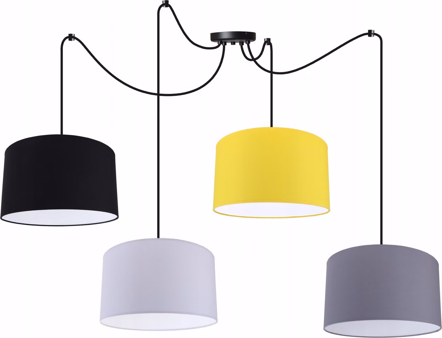 Lampada A Sospensione Spider, Paralume, Colori Led