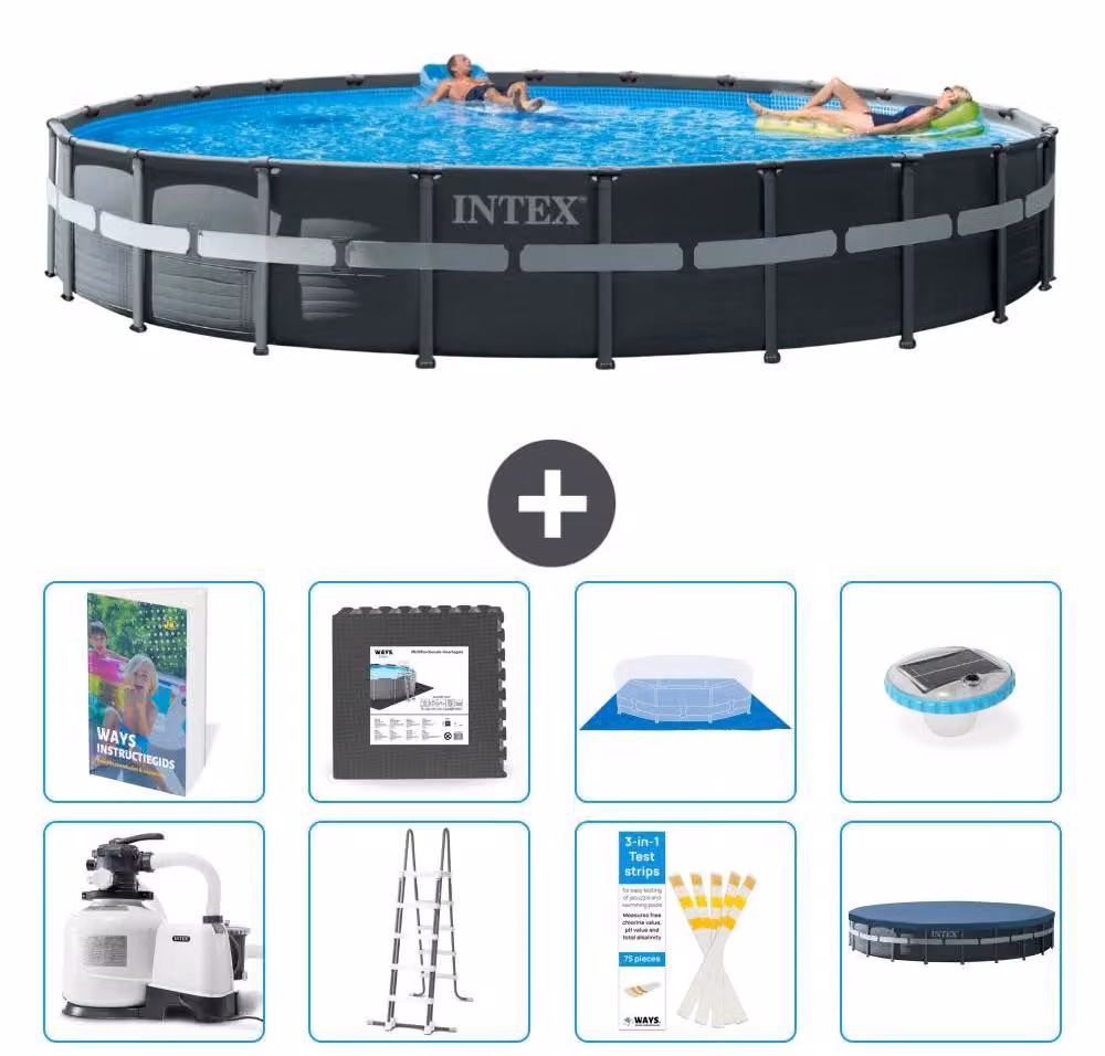 Ultra XTR Pool Rund - 732x132 cm - Set da 7 pezzi, modello S608