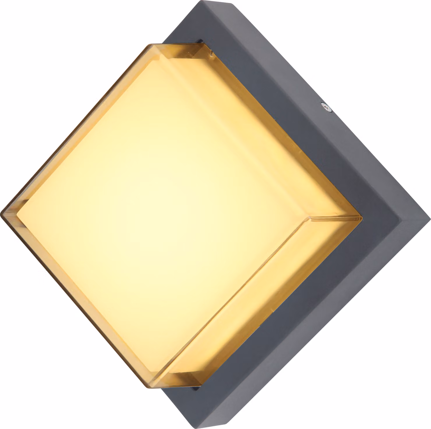 Globo Lighting luce da esterno in alluminio pressofuso antracite, LED