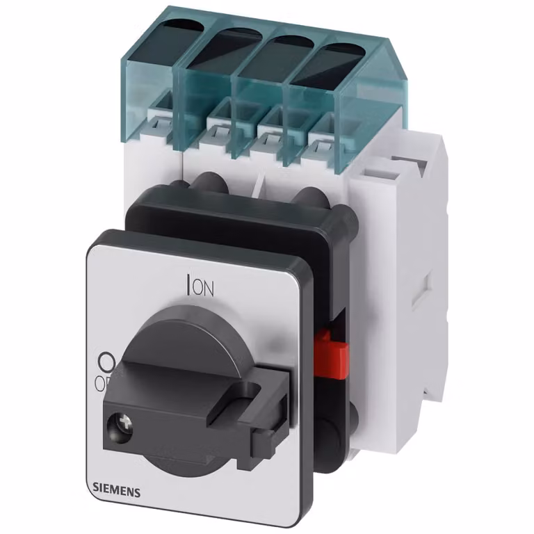 Interruttore sezionatore Siemens 3LD3, Iu 16 A, interruttore generale a 3 poli + N 3LD30501TL11