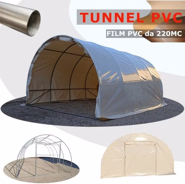 Serra Easy BOX 4x5m con copertura PVC 220MC