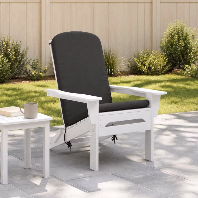 Cuscino per Lounger Sole vidaXL GEMERT Antracite in Poliestere con Rivestimento Lavabile e Resistente ai Raggi UV
