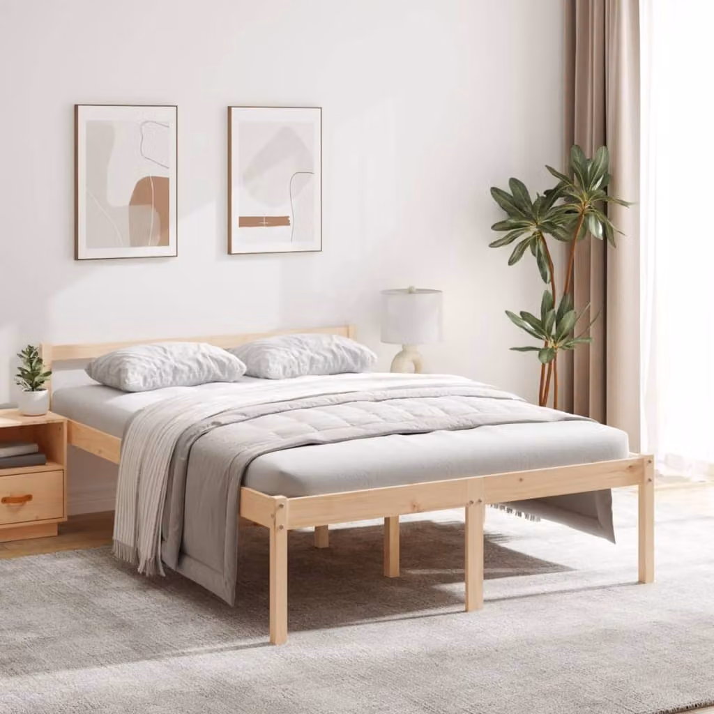 The Living Store Letto Senior 120x190 cm Pino massiccio