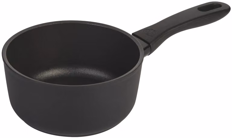 Casseruola alta in alluminio antiaderente per induzione con manico linea Avola, diam. 16cm (FINE SERIE)