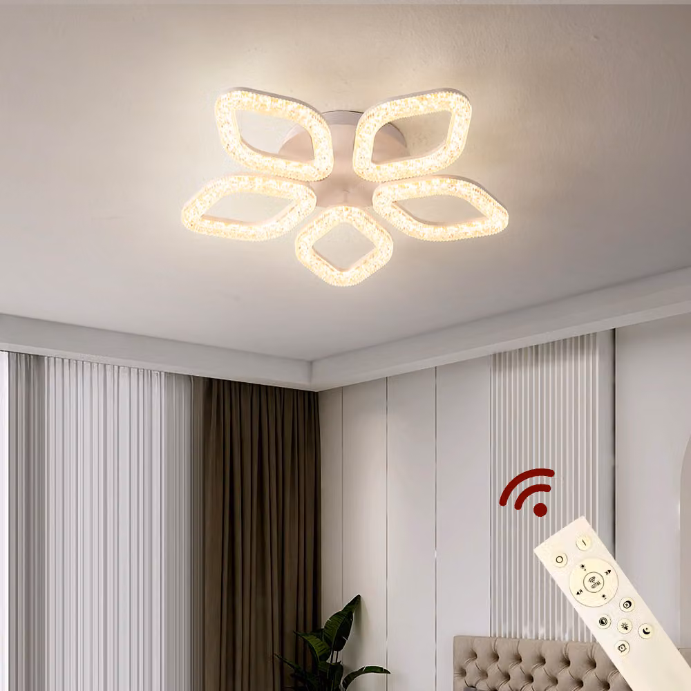Lampada da soffitto a LED XL-5 56,5 cm lampada da soffitto con telecomando luce colore/luminosità regolabile lampada da soffitto dimmerabile Lampada da soffitto a LED