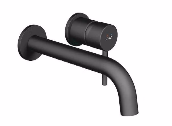 Jika Mio Style - Miscelatore da incasso per lavabo, 2 fori, con corpo, nero opaco H3112F67161201