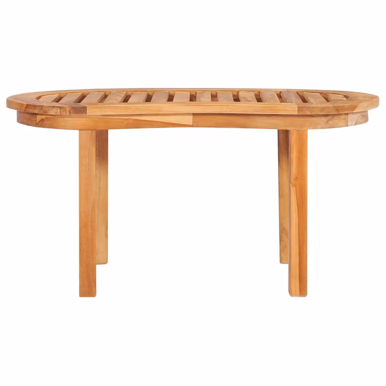 Tavolino 90x50x45 cm in legno massiccio di teak