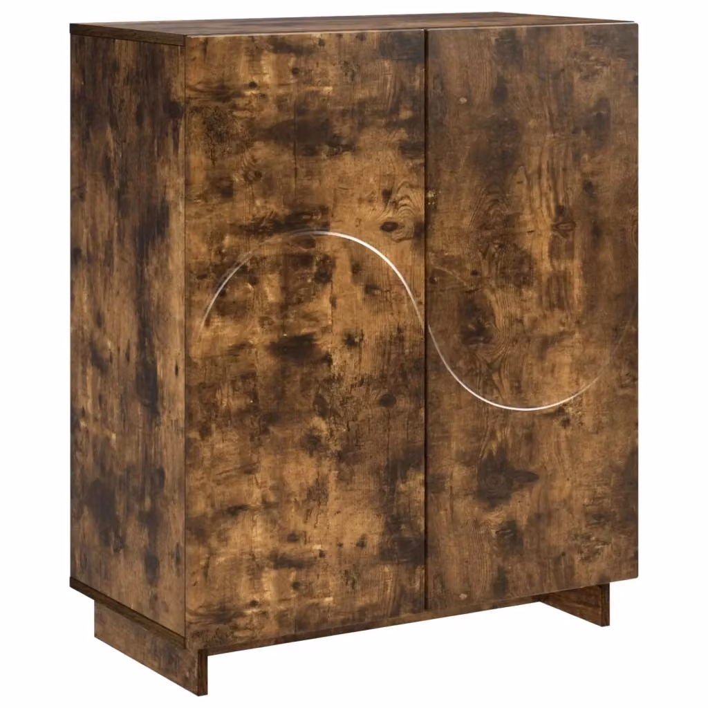 Scarpiera moderna vidaXL in legno color rovere marrone L: 73 cm, P: 38 cm, H: 87,5 cm – 2
