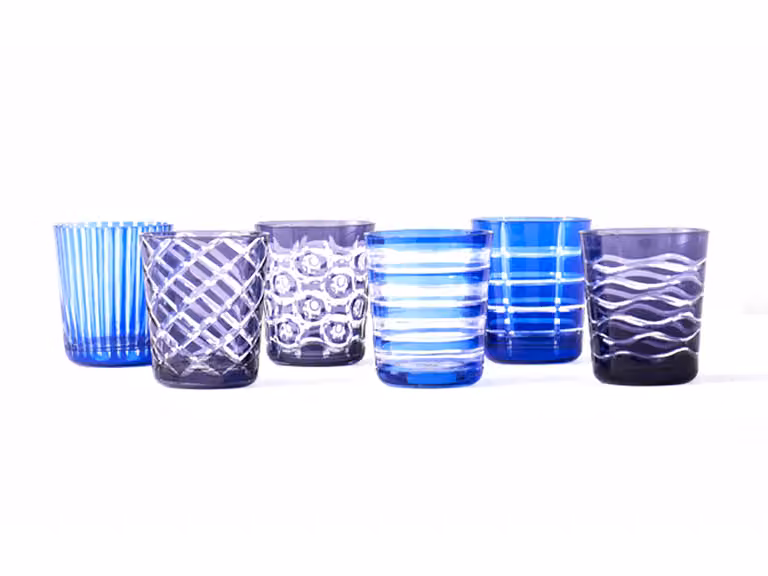 Cobalt Mix Tumblers Set da 6