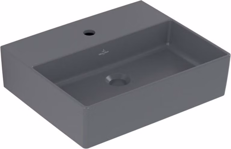 Villeroy & Boch Memento 2.0 lavabo mural, 1 trou pour robinet, sans trop-plein, poli, 500x420mm, 4A225LI4, 4A225LI4