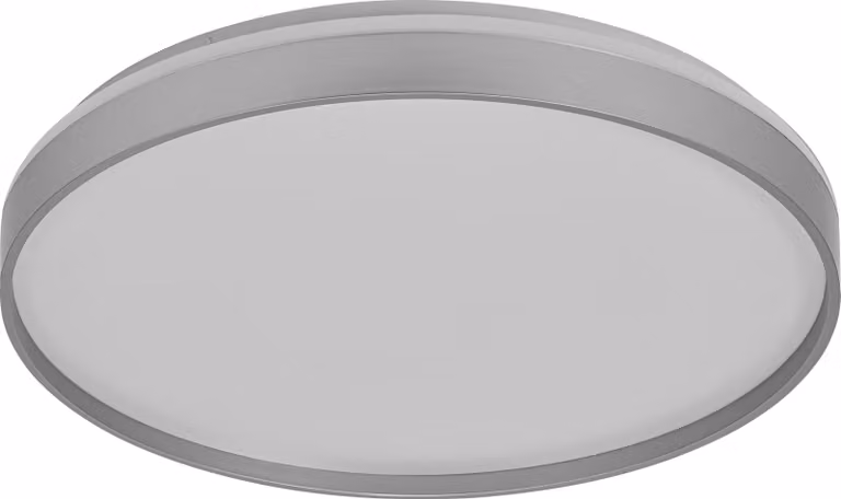 OSRAM Orbis Gisela Lampada da soffitto a LED 485 mm, 36 W, 3000 K bianco caldo, argento, metallo con anello in plastica, IP20