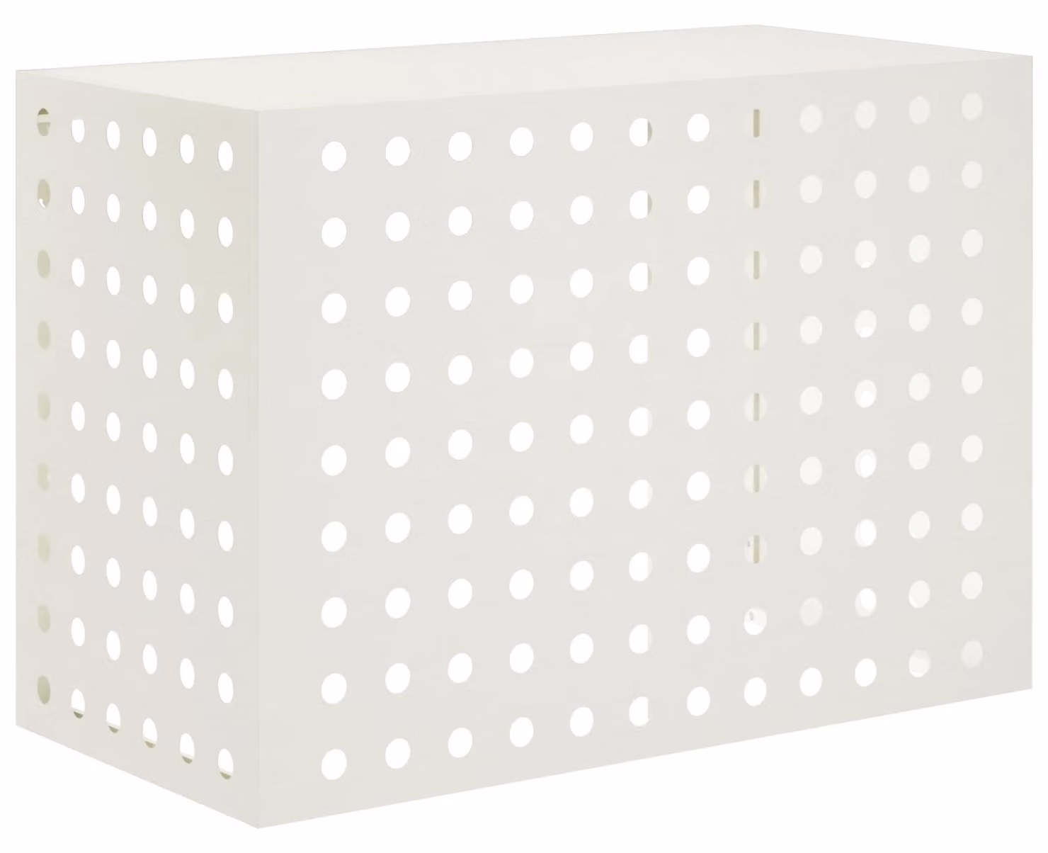 Coperchio per aria condizionata bianco 100 x 50 x 70 cm acciaio