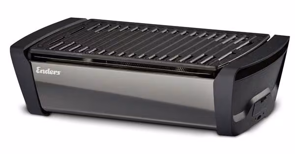 Enders barbecue a basso fumo / barbecue da tavolo Aurora Mirror nero 37x25cm