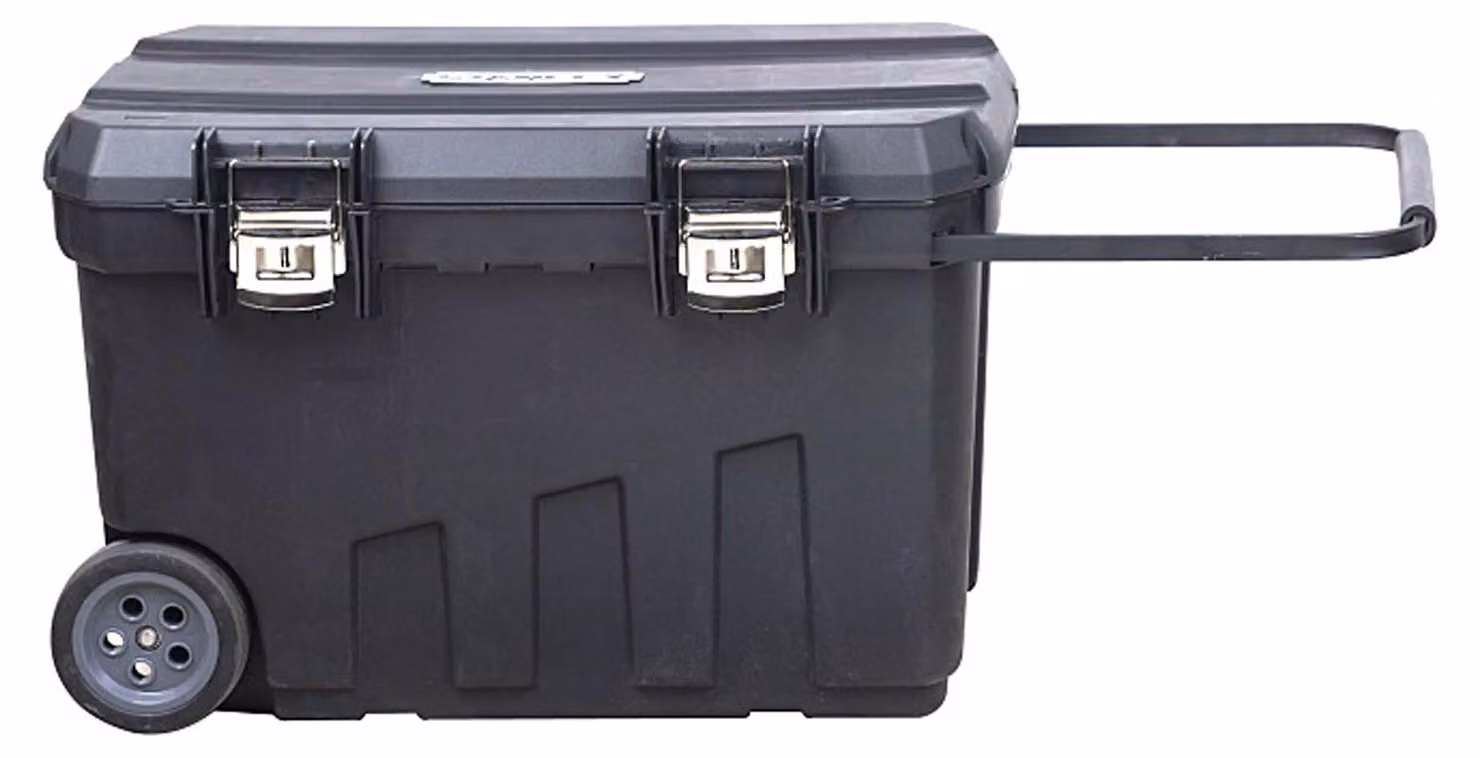 Stanley - Cassetta portautensili su ruote AW2435 (475 mm x 768 mm x 740 mm) (nera)