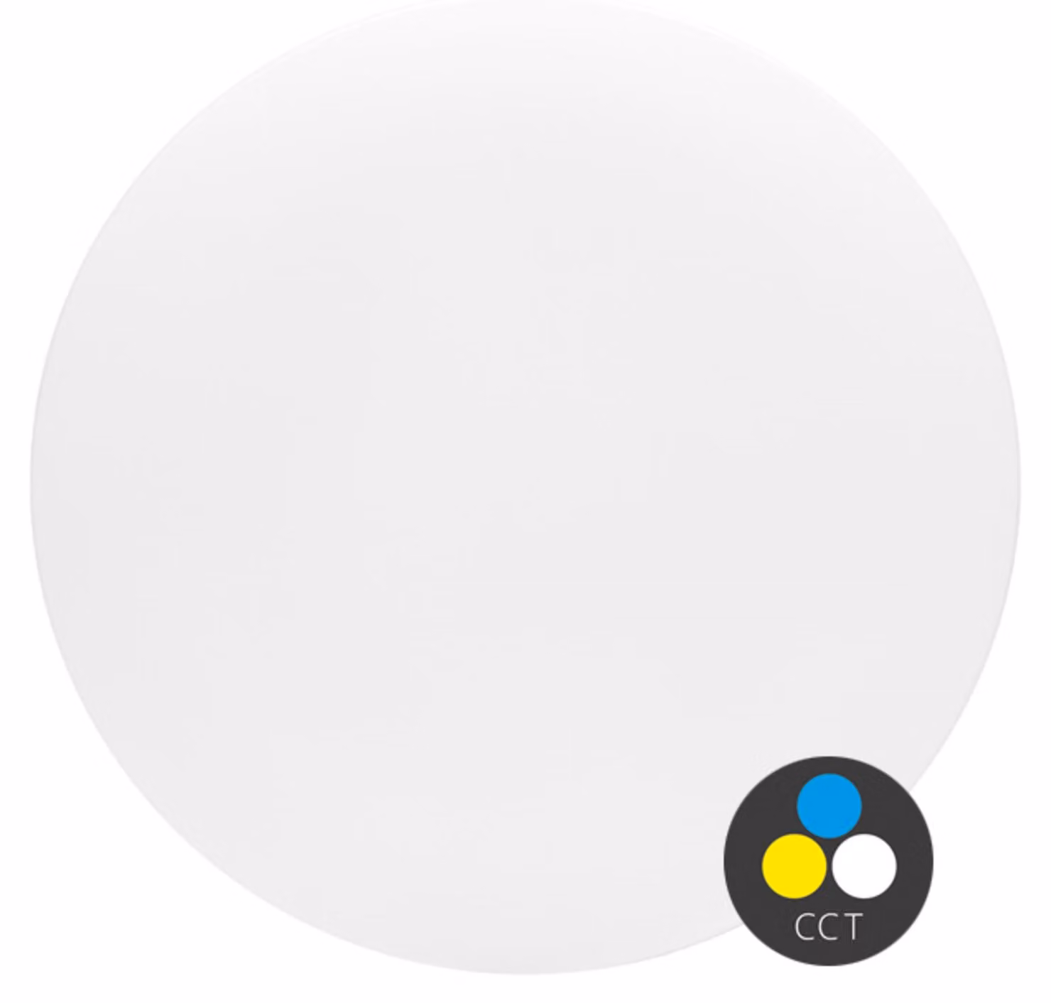 Plafoniera a LED Ecolite, rotonda, 24 W, 1960 lm, temperatura di colore, grado di protezione IP44, bianca, WCLR-24W/CCT