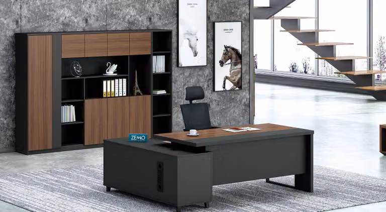 Eckschreibtisch Arbeits Schreib Büro Tisch Luxus Klasse Designer Möbel Tische