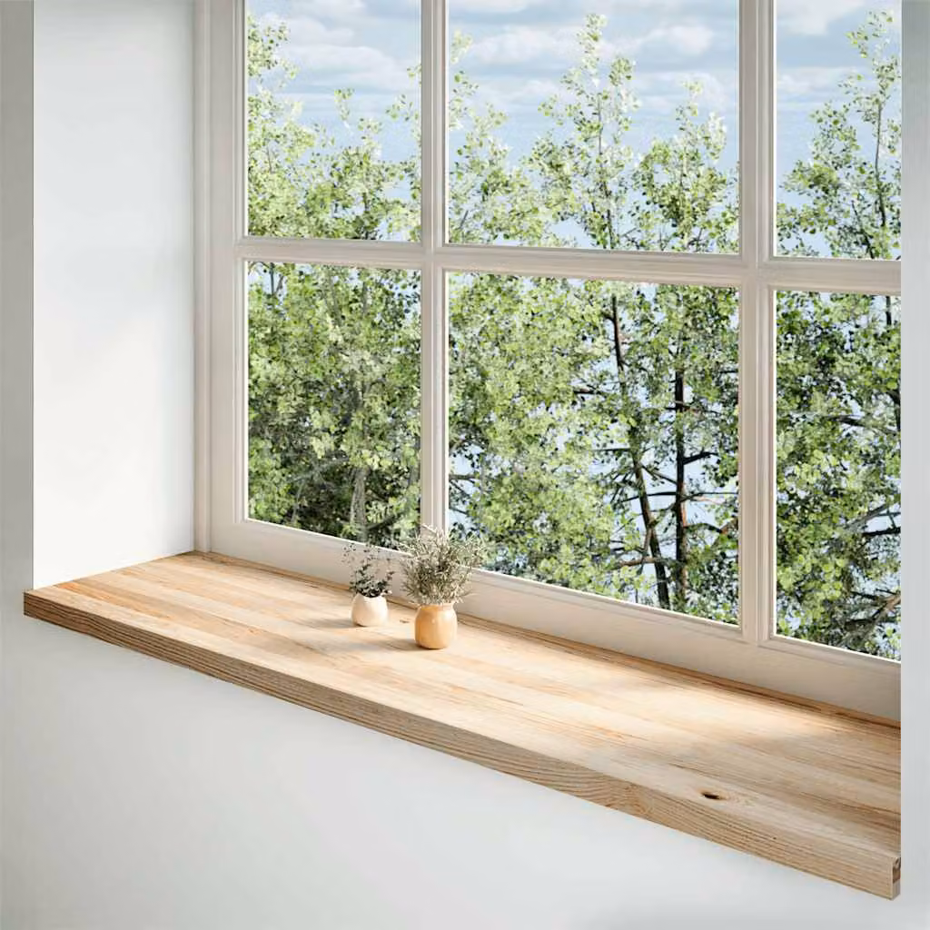 vidaXL Davanzali 2 pz Non Trattati 160x40x2cm Legno Massello di Rovere