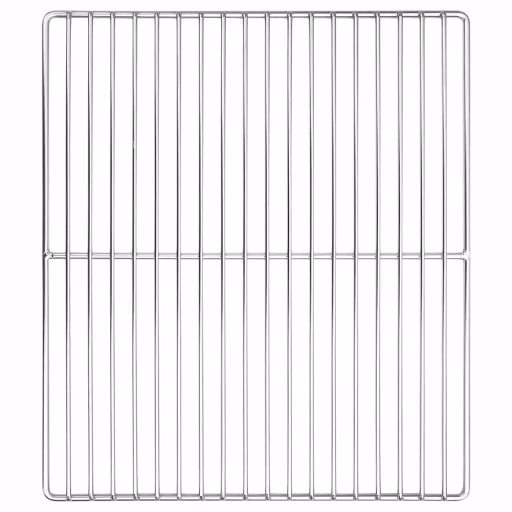 Griglia vidaXL in acciaio inox argento L: 40 cm, P: 35 cm