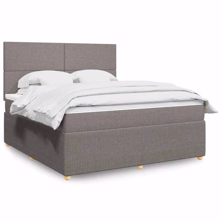 vidaXL Giroletto a Molle con Materasso Ibrido in Tessuto, L/P: 180 x 200 cm