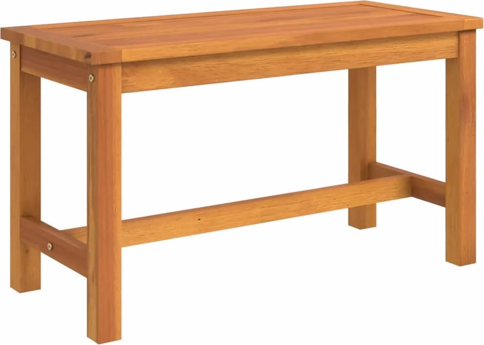 Panca da Giardino 80x35x45 cm in Legno Massello di Acacia