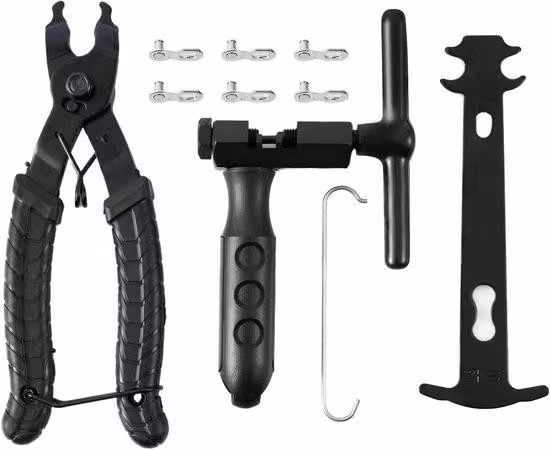 Kit di riparazione per lucchetti da bicicletta - Attrezzo 6-in-1 per la riparazione dei lucchetti da bicicletta