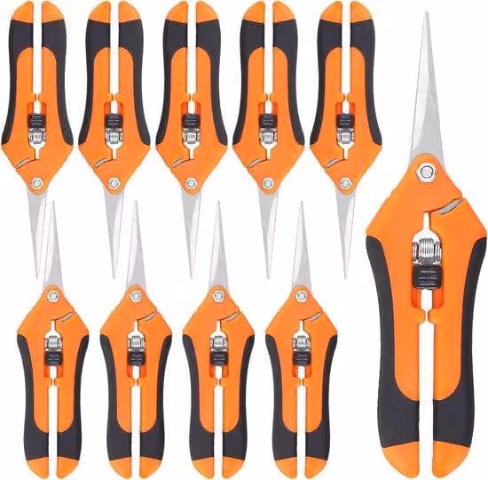 Forbice da potatura manuale ergonomica in acciaio inossidabile, lunghezza 16,5 cm