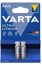 Batteria Varta Ultra Lithium AAA Silver (2pz)