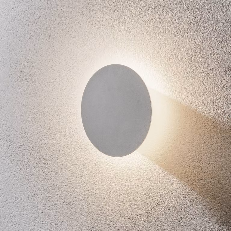 Escale Applique da parete a LED Blade, dimmerabile, Bianco / Opale, Soggiorno / Sala da pranzo, Alluminio, Moderno, Applique a LED