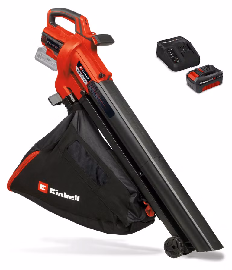 Aspirafoglie a batteria Einhell Power X-Change VENTURRO 18/210, kit da 18 Volt
