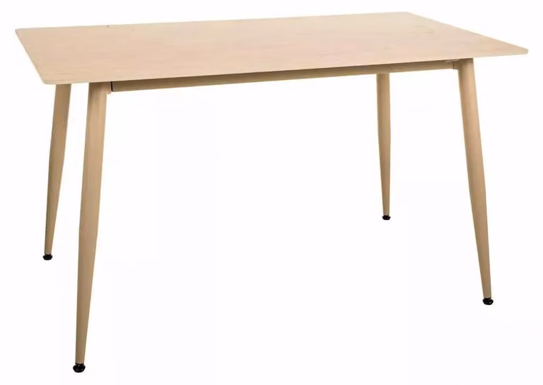 FURNLUX Tavolo da pranzo Rion, colore beige, 130 cm / Colore principale: / Dimensioni: