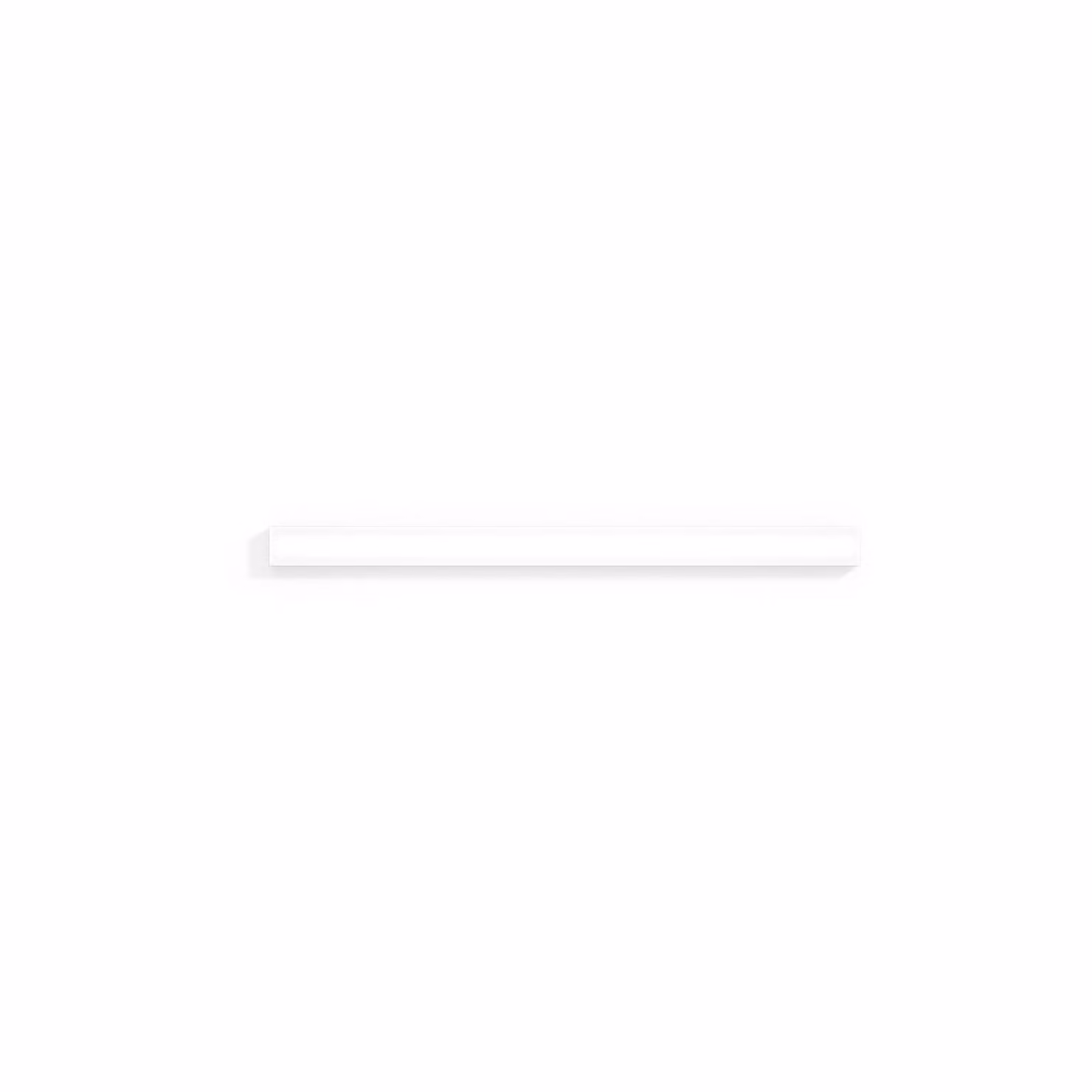Wever & Ducré Lighting Applique da parete Mirbi long 2.0, Bianco / Opale, Bagno, Plastica, Applique