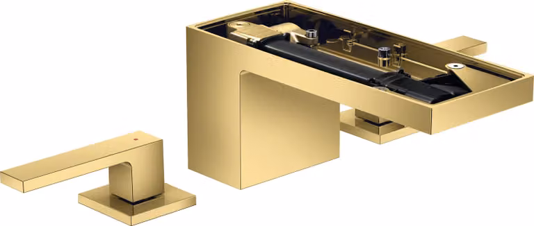 hansgrohe AXOR MyEdition Mélangeur lavabo 3 trous 70 avec vidage à ouverture rapide, sans plaque, 47052990, 47052990