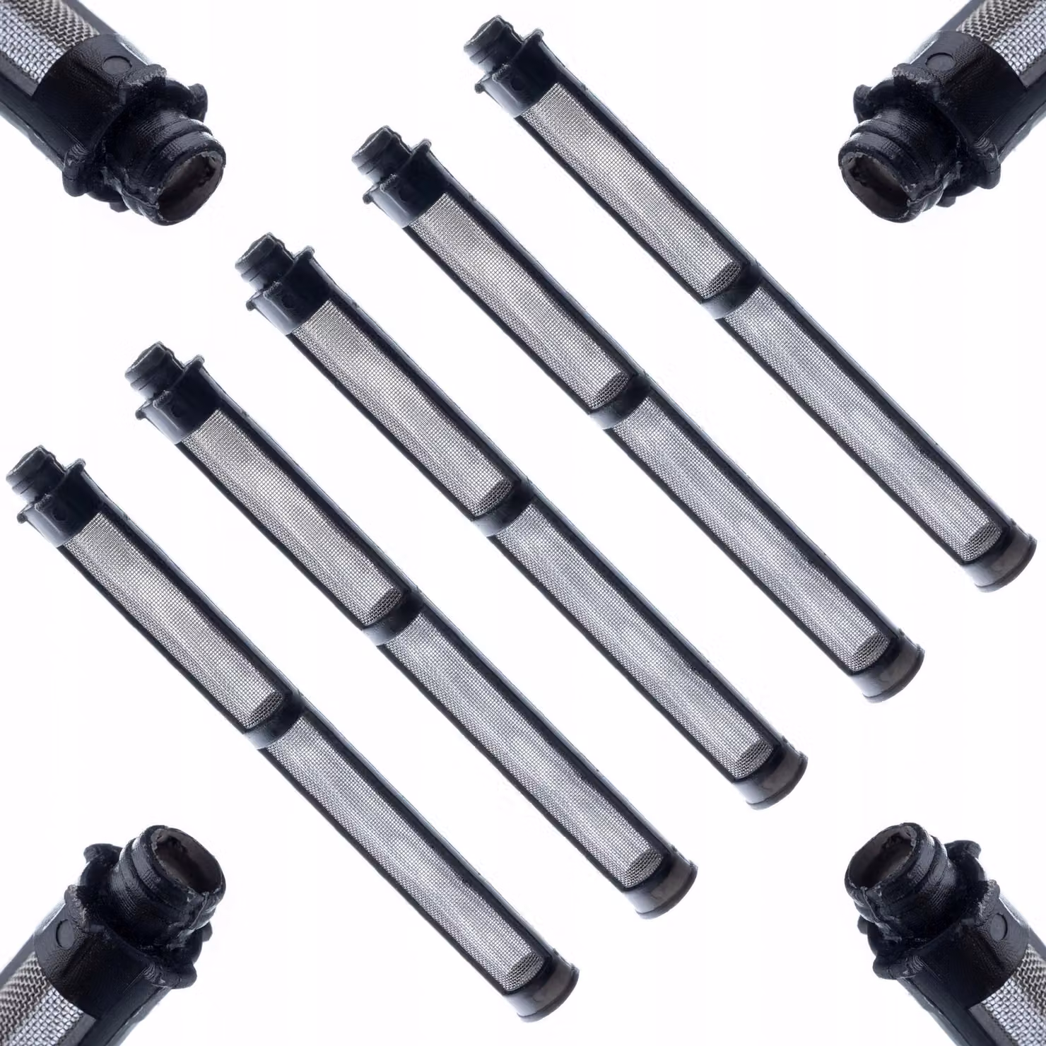 Rosfix 5 Filtri a Dito Neri da 60 Mesh per Spruzzatore di Vernice Graco FTX XTR