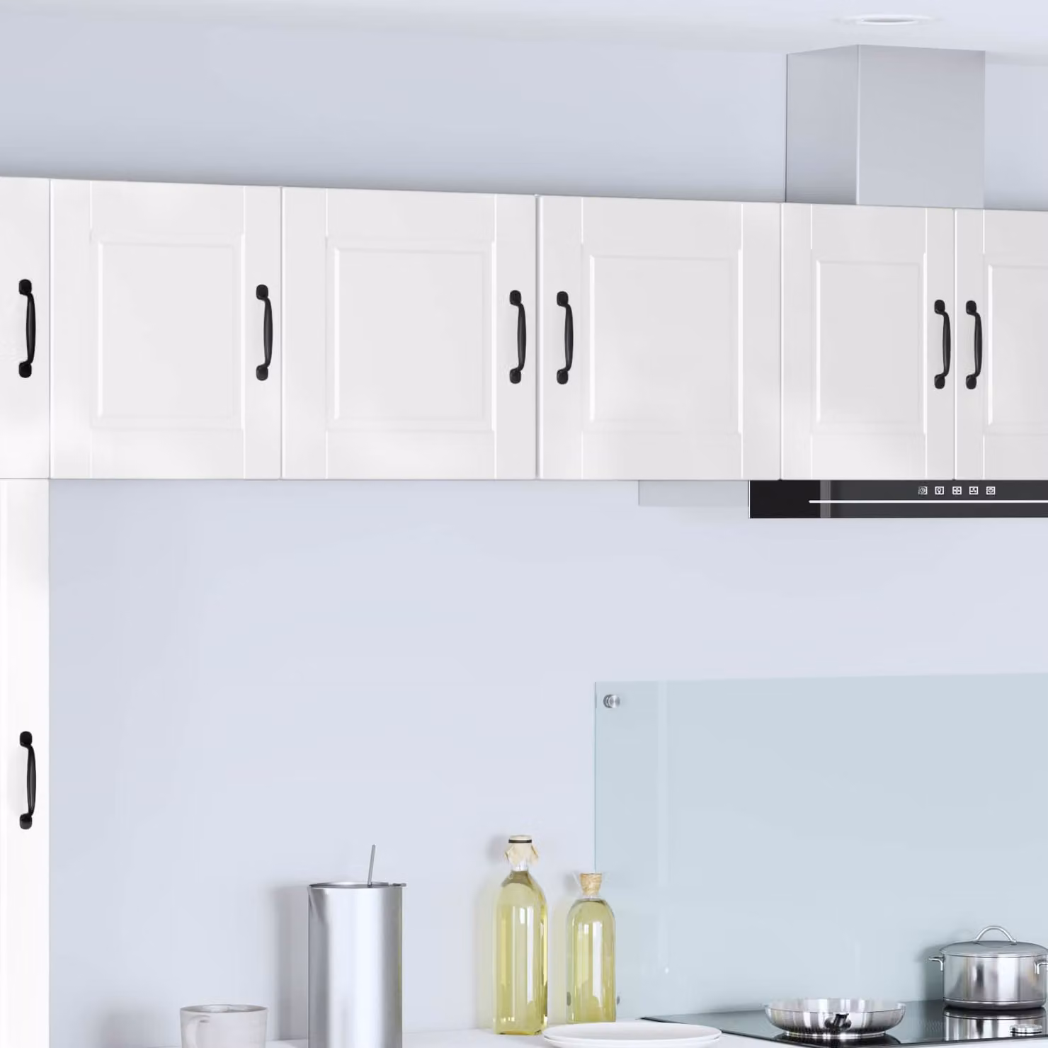 Armadietto a muro moderno vidaXL PORTO Bianco Lucido L 40 cm, P 31 cm, H 40 cm