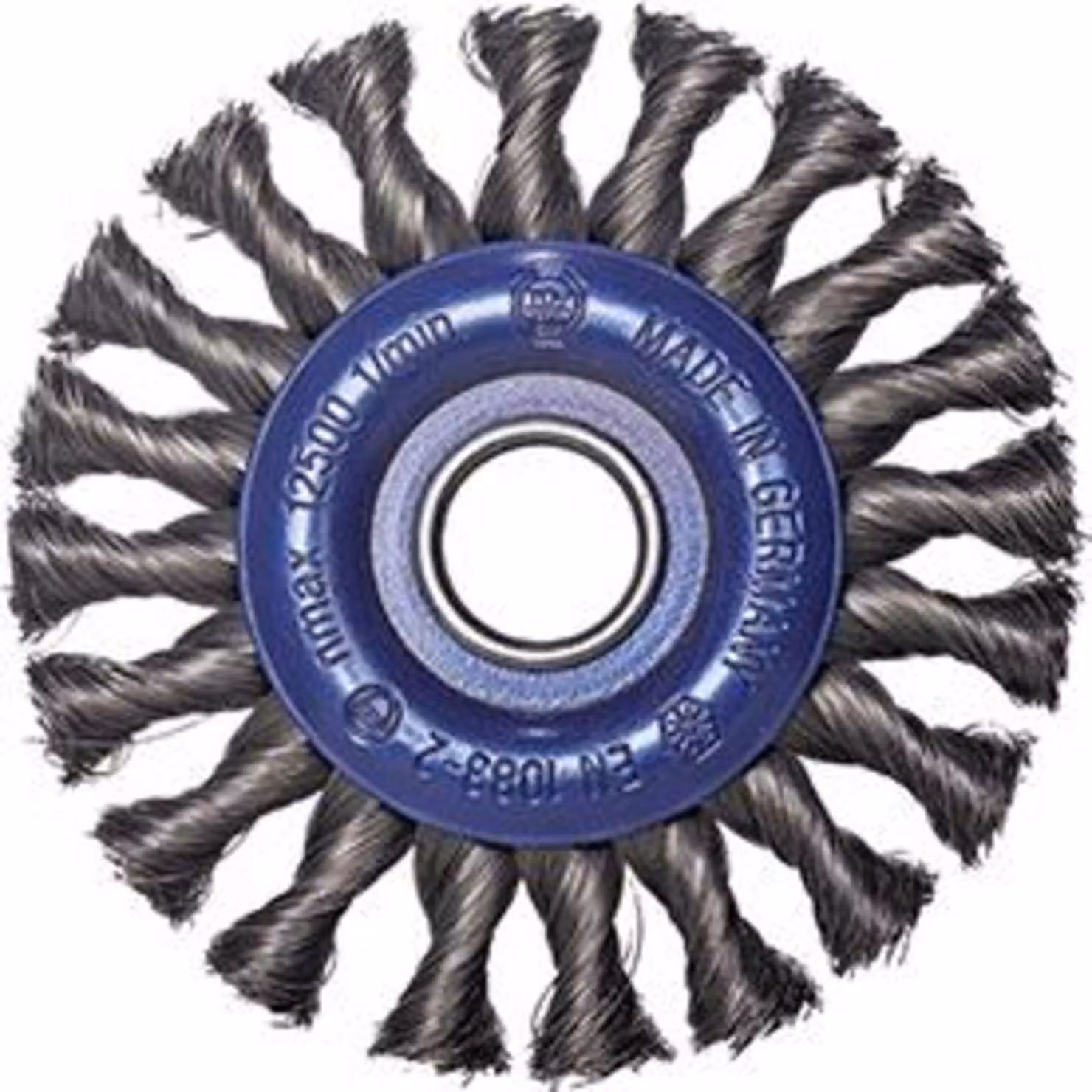 Osborn spazzola rotonda in acciaio . 125x13mm annodato