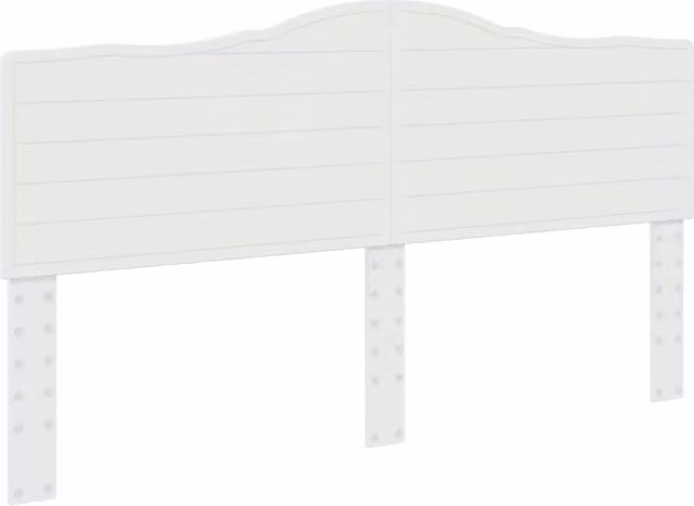 Testiera moderna in legno multistrato bianco lucido DESIGN IN L 100,0 cm x H 15,42 cm x P 3,0 cm