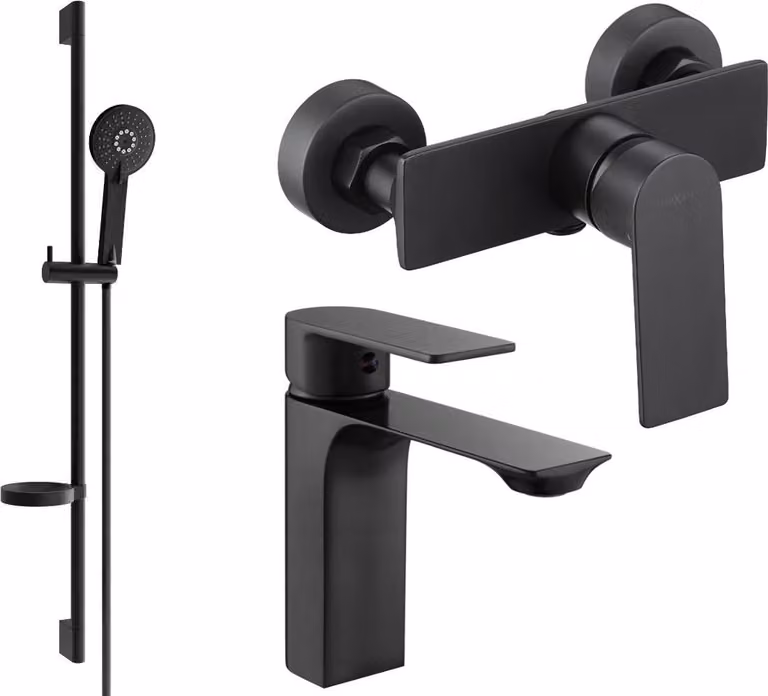 Mexen Alexa DS40 set doccia, nero - 71204DS40-70