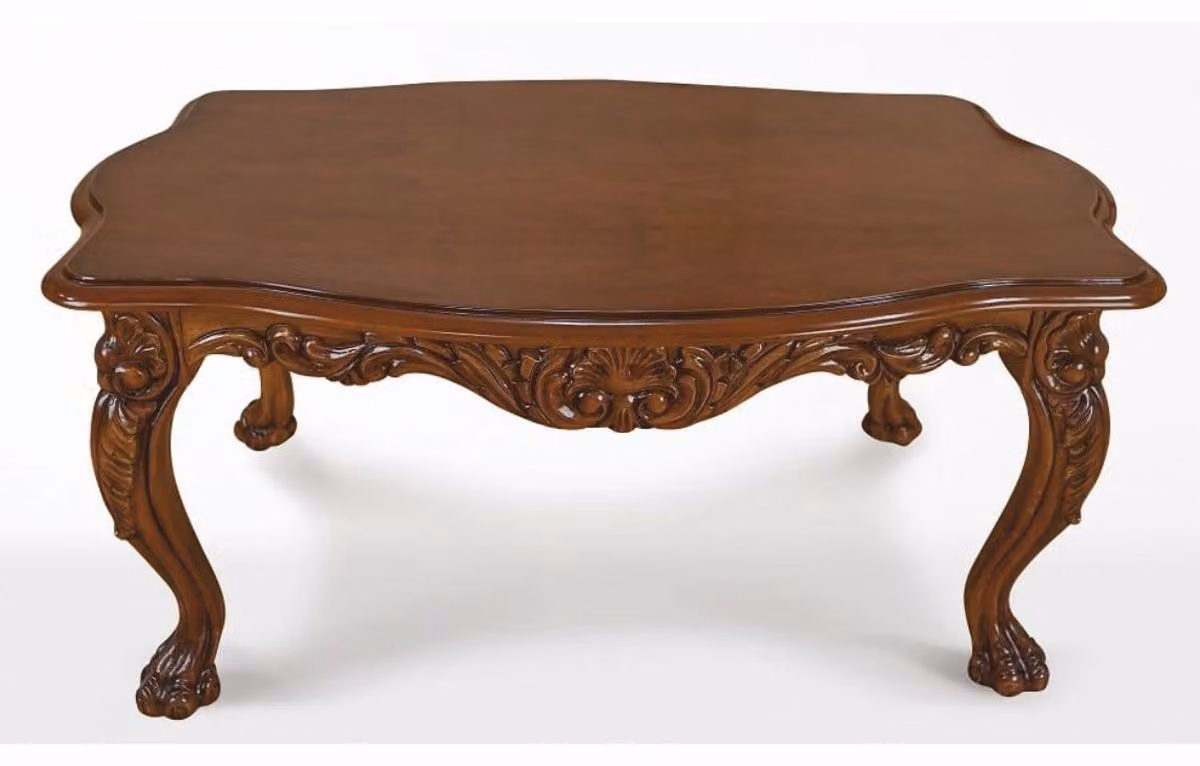 Casa Padrino tavolino barocco marrone scuro 120 cm - Mobili da salotto in stile barocco