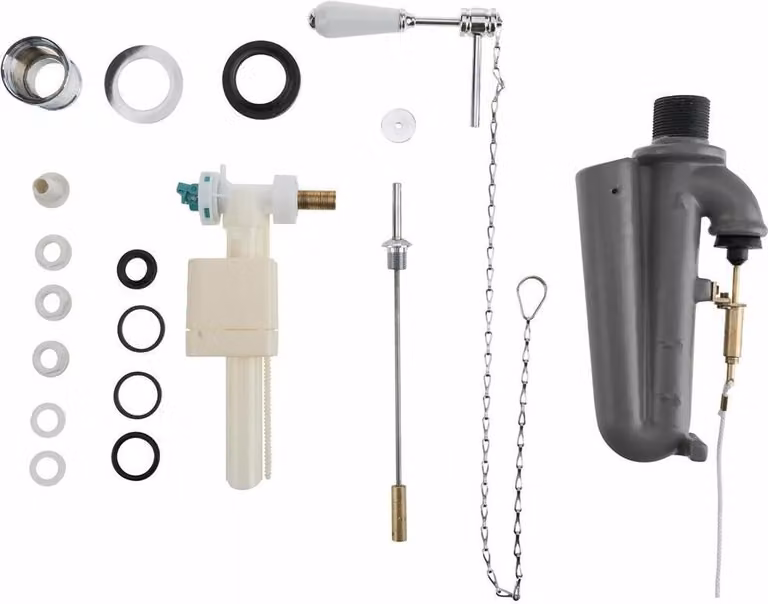 Set lavello WALDORF con catena, cromo