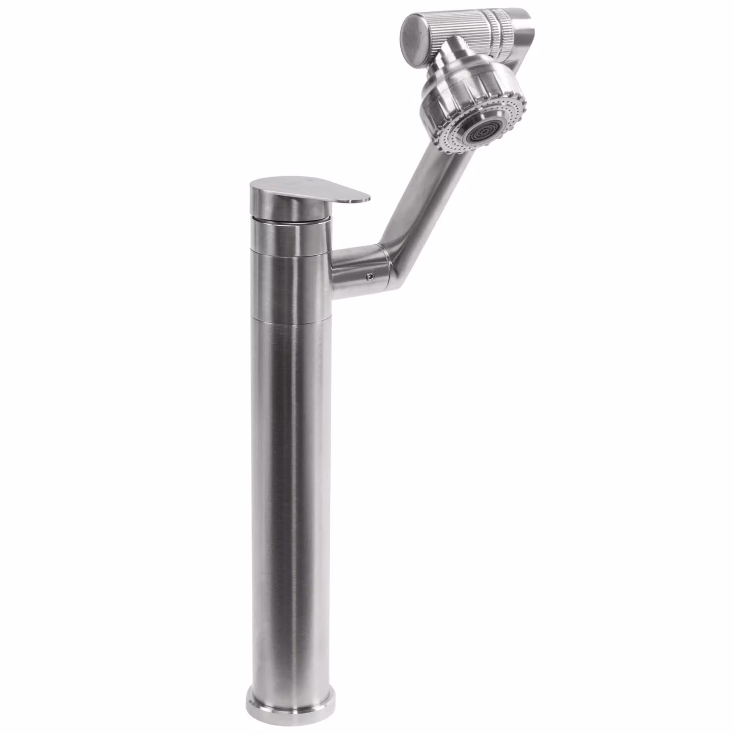 Rubinetto da Bagno Rea Paco Nickel Brush Inox High