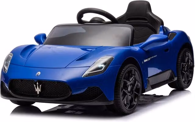 Macchina Elettrica per Bambini con Licenza Ufficiale Maserati, Batteria Ricaricabile 10,8V 5Ah, Colore Blu