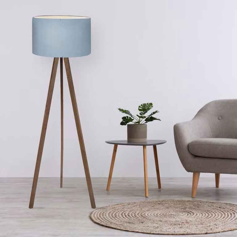 Opviq, AYD-2811, lampade da terra, blu, PVC, 21 x 38 x 140 cm